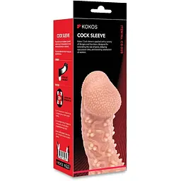 Насадка на член Kokos Cock Sleeve CS 009 M - мініатюра 4