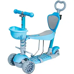 Самокат 5 в 1 Scale Sports Від 1-8 років Блакитний 000248276