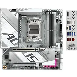 Материнська плата AORUS B850M Elite WIFI 6E Ice [139975] - мініатюра 5