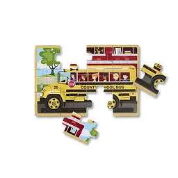 Пазл Melissa & Doug Машинки набір з 4 пазлів в коробці (MD3794) - мініатюра 5