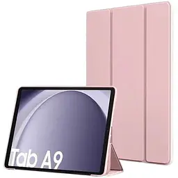 Чохол-книжка DK для Samsung Galaxy Tab A9 (X110 / X115) екошкіра/силікон Smart Case pink sand