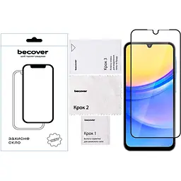 Захисне скло BeCover для Samsung Galaxy A16 4G SM-A165 / A16 5G SM-A166 Black (712860) - мініатюра 2