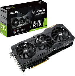Відеокарта GeForce RTX 3060 12GB Asus TUF Gaming OC (TUF-RTX3060-O12G-GAMING) Б/В - мініатюра 1