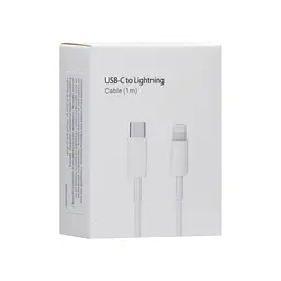 Шнур для айфона 1 метр білий зарядний кабель Iphone 15 і 16 Onyx USB-C to Lightning - мініатюра 4