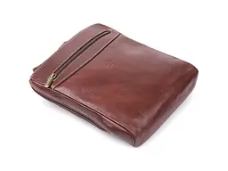 Чоловіча сумка через плече з гладкої шкіри TONY PEROTTI 20х25х3,5 см sum0027413 - мініатюра 6