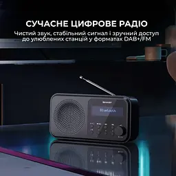 Радіоприймач Sharp DR-P420 Black - мініатюра 6