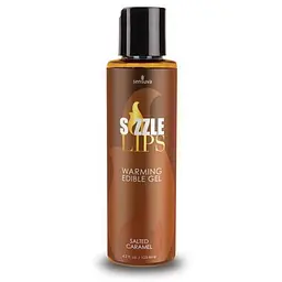 Зігріваючий масажний гель Sensuva - Sizzle Lips Salted Caramel (125 мл) Sensuva SO3211 94292