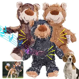 М'яка іграшка для собак Chew Squeak Plush Bear з пищалкою - мініатюра 2