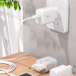 Зарядний пристрій SkyDolphin SC22EL (1USB, 2.1A) White (MZP-000158) + кабель Lightning - мініатюра 2