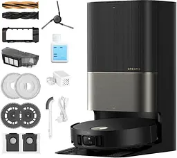 Робот-пилосос з вологим прибиранням Dreame X50 Ultra Black (RLX85CE-6-BL)