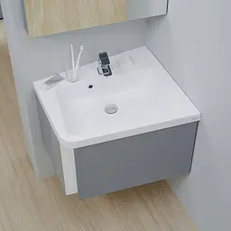 Умивальник Ravak 10° 65x49 правий XJIP1165000, Білий - мініатюра 5