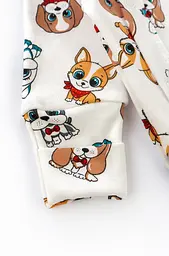Сліп ясельний з діагональною застібкою на кнопках Cute dogs - мініатюра 3