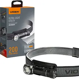 Портативний світлодіодний ліхтарик Videx VLF-A056H, 200Lm 5000K (28769-000)