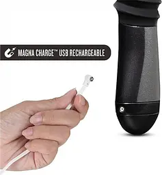 Вібратор Blush Novelties Lazarus Thrusting Dildo Black (SO8836) [108465] - мініатюра 5