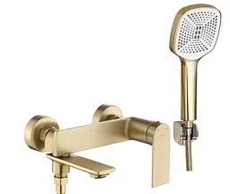 Змішувач для ванни Rea Storm настінний brushed gold REA-B7963