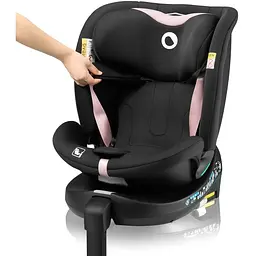 Автокрісло Lionelo Navy I-Size black pink (LO-NAVY I-SIZE BLACK PINK) - мініатюра 12