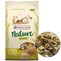 Додатковий корм для гризунів Versele-Laga Nature Snack Cereals Верселе-лага Натюр Снеки Злаки 500 г (614389)