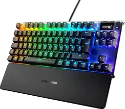 Клавіатура SteelSeries Apex 7 TKL RGB Red Switches USB ENG Black (64770) Б/в - мініатюра 3