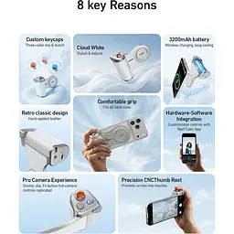 Тримач для смартфона Telesin Magnetic Pro Shot Imaging White (P5-MP-003WH) [168631] - мініатюра 12