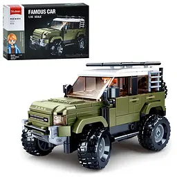 Конструктор SLUBAN: джип 1:35 фігурка 317 дет. коробка (M38-B1015)