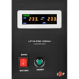 Джерело безперебійного живлення [ДБЖ] LogicPower LPY-B-PSW-1500VA + АКБ LPM-MG 12V-2 x 150Ah [19809] [110347] - мініатюра 2