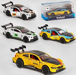 Машинка Автопром БМВ BMW MG - 60408 Авто Експерт, 2 види, по 2 кольори, 1:36, світло, звук, інерція, в коробці