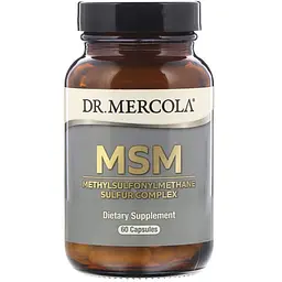 ЧСЧ з органічною сіркою, MSM Sulfur, комплекс, 60 капсул Dr. Mercola vit0001720