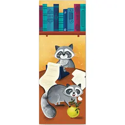 Закладки для книг Люцинка "Єноти. Друкарська машинка" 1 шт. (ЛК000000092) (2000000000092)