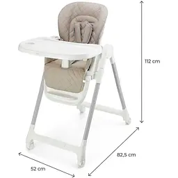Стільчик для годування Kinderkraft Tulo Beige (KHTULO00BEG0000) - мініатюра 5