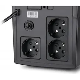 Пристрій безперебійного живлення Vinga LED 1500VA plastic case (VPE-1500P) - мініатюра 5