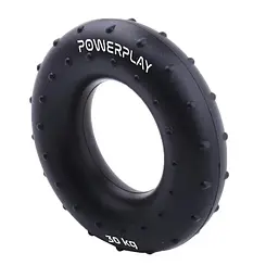 Еспандер кистьовий силіконовий PowerPlay PP-4338 Hand Grip Hard 30 кг Чорний (PP_4338_Black_30kg) - мініатюра 3