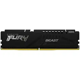 Модуль пам'яті для комп'ютера DDR5 32GB 5600 MHz Beast Black Kingston Fury (ex.HyperX) (KF556C36BBE2-32)