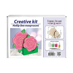 Дитячий набір для творчості "Roses" Fabrika Decoru FDCKW-047