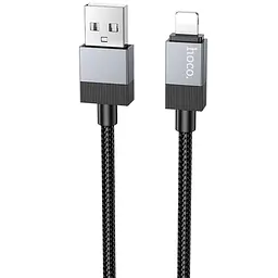 Дата кабель Hoco X110 Honorific USB to Lightning 2.4A 1 м Black