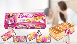 Бісквіт Freddi Barbie Snack з молочным кремом 250 г - мініатюра 2
