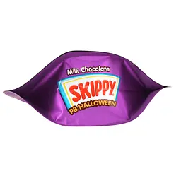 Шоколадні цукерки SKIPPY Milk Chocolate Peanut Butter Halloween Shapes Candy 100г - мініатюра 6