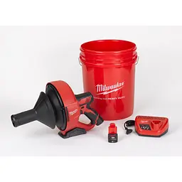 Акумуляторна машина для прочищення MILWAUKEE, M12 BDC6-0C, трос 6м, (каркас, відро) - мініатюра 9