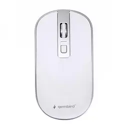 Миша бездротова Gembird MUSW-4B-06-WS Білий/Сріблястий - мініатюра 4