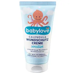Крем Babylove Calendula Sensitive з екстрактом календули для захисту шкіри від подразнень, 75 мл