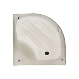 Душовий піддон Lidz Kapielka ST80x80x41 см з панеллю Білий - мініатюра 3