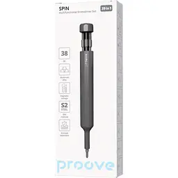 Викрутка з комплектом біт Proove Spin 39in1 Grey (MTSS39000003) [157762] - мініатюра 5