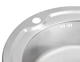 Кухонна мийка Brinex 510-D 0.8 мм, врізна BRIN510SAT08 - мініатюра 5
