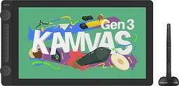 Графічний дисплей Huion Kamvas 16 (Gen 3) black, 15.8", 5080 LPI, 16384 levels, 2560x1440