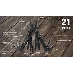 Мультитул Multi Tool Ganzo G303-B, Чорний - мініатюра 6