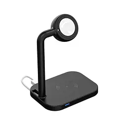 Зарядка Qi 2in1 wireless charger JYD-WC109 |15W Max, Phone/Apple-Android Watch Compatible| (Not included Watch charger) - мініатюра 2