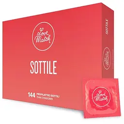 Ультратонкі презервативи Love Match Sottile 144 шт. - мініатюра 2