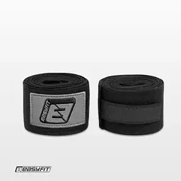 Бинты для бокса EasyFit EF-0374-25-bk, Classic Wrap, черный, 2,5 м - миниатюра 2