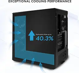 Корпус Lian Li V100 MINI Black (G99.V100MIX.00) Без БП - мініатюра 3