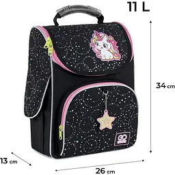 Рюкзак GoPack Education каркасний 5001S-4 Magical Unicorn (GO25-5001S-4) - мініатюра 3