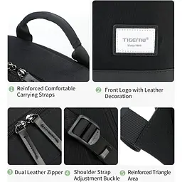 Рюкзак Tigernu T-B9520 15.6` Black [121229] - мініатюра 10